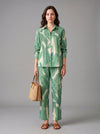 Tropical green leaf cord