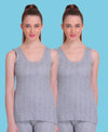T.T. Women Hotpot Elite Top Thermal Pack Of 2- Grey Melange