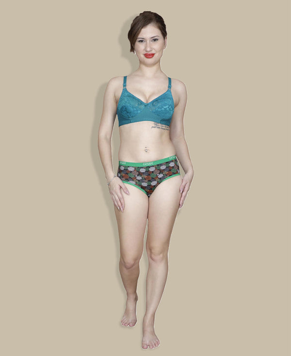 T.T. Womens Desire Hi-Cut Panty Pack Of 3