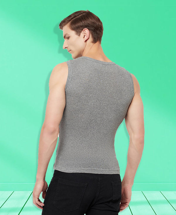 T.T. Men Designer Gym VestPack Of 2 Black-Red-Grey-Maroon