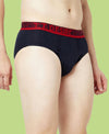 T.T. Mens Desire 100% Combed Cotton Front Open Brief Top Elastic Pack Of 4 Assorted