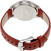 Quartz Analog Red Dial Leather Strap Watch for Girls Girls Watch