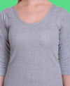 T.T. Women Hotpot Elite 3/4Th Slip Thermal - Grey Melange