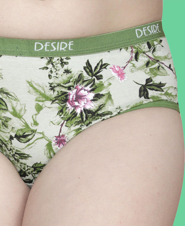 T.T. Womens Desire Hi-Cut Panty Pack Of 3