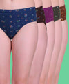 T.T. Women Pearl Printed Panty Pack Of 5