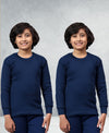 T.T. Boys & Girls |Slim Fit| Cotton Fleece |Full Sleeves|Round Neck|Trendy Winter Wear|Dyed Top Pack Of 2-Blue