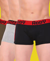 T.T. Men Addy Trunk Solid Pack Of 3 Assorted Colors
