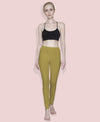 T.T. Women Solid Chudidar Cotton Lycra Cool Leggings -Khaki