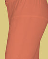 T.T. Women Solid Chudidar Cotton Lycra Cool Leggings -Airforce Blue - Peach( Free Size)
