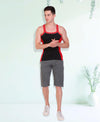 T.T. Men DesignerGym Vest Pack Of 3 Black-Red -Grey-Nvy -Maroon-Grey