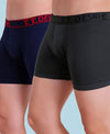T.T. Men Desire Fine Long Trunk Pack Of 2 (Olive - Navy)