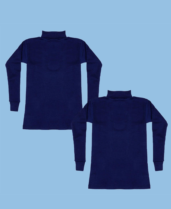 T.T. Kids Hotpot Plain Thermal Vest Pack Of 2 Blue