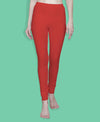 T.T. Women Solid Chudidar Cotton Lycra Cool Leggings -Plum