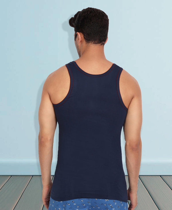 T.T. Men Captain Navy Blue Vest