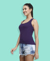 T.T. Women Purple Racerback Vest