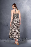 Noir petal sway dress