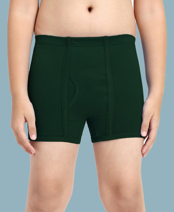 T.T. Boys |Regular Fit|Breathable & Soft Innerwear|Front Open Kids Trunks| Pure Cotton |Jazz Fine Long Inner Elastic Trunks|Boys Trunks Pack Of 4-Mix Color
