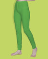 T.T. Women Solid Chudidar Cotton Lycra Cool Leggings -Flourescent Green