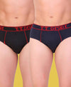 T.T. Men Desire Brief Solid Pack Of 2 Assorted Colors