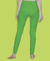 T.T. Women Solid Chudidar Cotton Lycra Cool Leggings -Flourescent Green