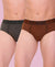 T.T. Men Desire Brief Solid Pack Of 2 Assorted Colors