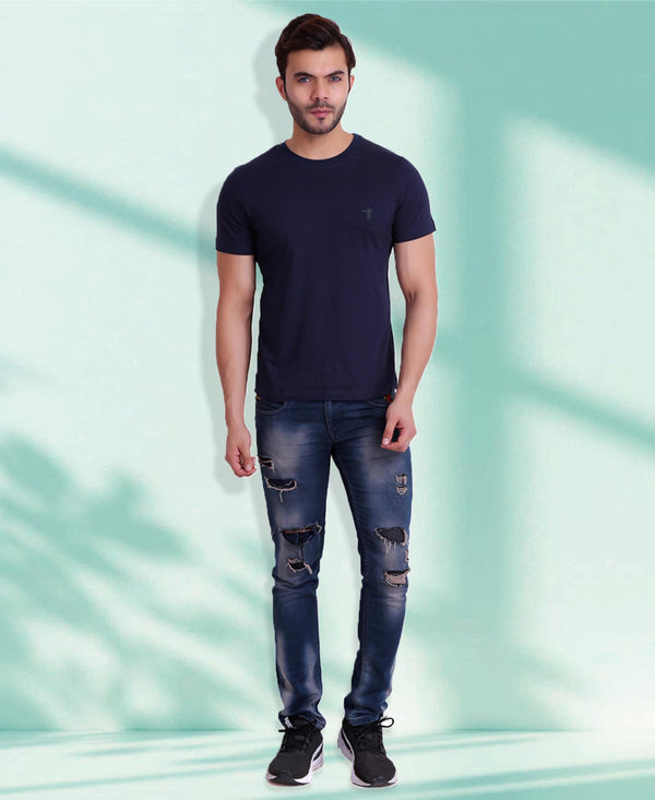 T.T. Cool Men T-Shirt Navy