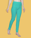 T.T. Women Solid Chudidar Cotton Lycra Cool Leggings -Jade - Saffron( Free Size)