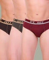 T.T. Men Jazz Brief Solid Pack Of 3 Assorted Colors