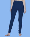 T.T. Women Solid Chudidar Cotton Lycra Cool Leggings -Navy Blue