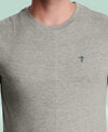 T.T. Cool Men Grey Heather Mã©Lange T-Shirt