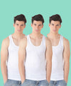 HiFlyers Men Organic Cotton Vest (Pack Of 3)