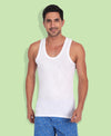 T.T. MenSuper Combed Cotton G-Vest Pack Of 3 White