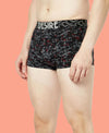 T.T. Mens Desire 100% Combed Cotton Printed Mini Top Elastic Trunk Pack Of 1 Anthra