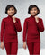 T.T. Boys & Girls |Slim Fit| Cotton Fleece |Full Sleeves|High Neck|Trendy Winter Wear|Dyed Top Pack Of 2-Red