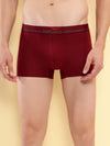 Hiflyers Men'S Cotton Spandex Odour-Free, Long Lasting Comfort, All Day Fresh And Confidence Dark Knight Collection Solid Trunks Pack Of 2 Maroon