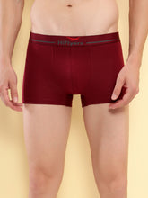 Hiflyers Men'S Cotton Spandex Odour-Free, Long Lasting Comfort, All Day Fresh And Confidence Dark Knight Collection Solid Trunks Pack Of 1 Maroon