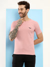 Hiflyers Men Regular Fit Polyster Pique Round Neck Half Sleev Tshirt Onion