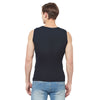 T.T. Men Cool Cotton Printed Regular Fit Round Neck Muscle Tees Pack Of 1 Navy