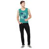 T.T. Men Cool Cotton Printed Regular Fit Round Neck Muscle Tees Pack Of 1 Green