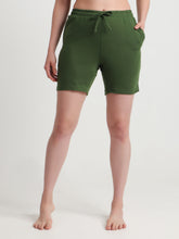 T.T. Women Regular Fit Poly Jersey Solid Short Pack Of 3-Black-Green-Olive