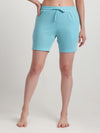 T.T. Women Regular Fit Poly Jersey Solid Short Pack Of 2-Green-Turquoise