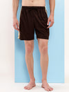 T.T. Men Regular Fit Poly Jersey Cut And Sew Bermuda Short Pack of 3-Black-Maroon-Navy