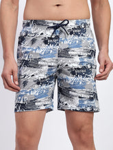 T.T. Men Regular Fit Cotton Polyster Printed Short With Zip Pocket Pack Of 1-Steel Grey