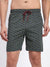 T.T. Men Regular Fit Cotton Polyster Printed Short With Zip Pocket Pack Of 1-Navy Geometric