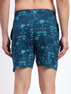 T.T. Men Regular Fit Cotton Polyster Printed Short With Zip Pocket Pack Of 1-Airforce