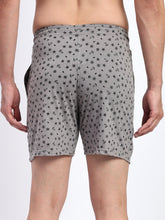 T.T. Men Regular Fit Cotton Polyster Printed Short With Zip Pocket Pack Of 1-Grey Anchor