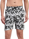 T.T. Men Regular Fit Cotton Polyster Printed Short With Zip Pocket Pack Of 1-Grey Camouflage