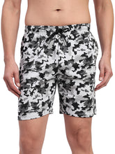 T.T. Men Regular Fit Cotton Polyster Printed Short With Zip Pocket Pack Of 1-Grey Camouflage