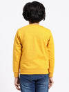 Hiflyers Boys Regular Fit | Premium Cotton Fleece |Full Sleeves|Round Neck|Trendy Winter Wear| Sweatshirts For Boys And Girls -Yellow