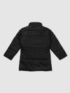 HiFlyers Girls Regular Fit | Polyster |Fluffy Full Sleeves |Quilted Insulation|High Neck Stand Collar|Zipper Jacket -Black